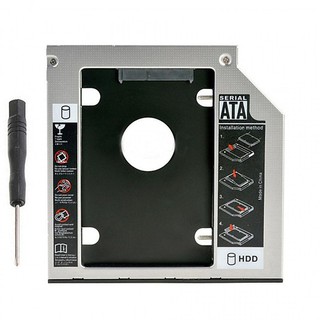 CaddyBay nhôm loại dày 12,7mm và mỏng 9,5mm cho Laptop lắp 2 ổ cứng