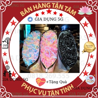 Túi 1000 Dây Chun Buộc Tóc Một Lần - Nhiều Màu Dùng Một Lần Cho Bé Gái