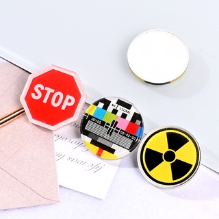 Charm biển báo No signal stop phụ kiện trang trí nhà búp bê [1 cái]