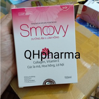 Dung dịch vệ sinh thế hệ mới SMOOVY 150ml giúp dưỡng ẩm và làm hồng tự nhiên