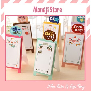 Combo 4 giấy Note ghi chú Hàn Quốc giá rẻ