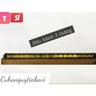 Đồ chơi ôtô| Led 1 hàng 50cm bảo hành 3 tháng có 2 màu trắng vàng chạy từ 12v đến 80V ( led trợ sáng)