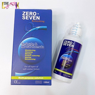 Nước Ngâm Bảo Quản The Look Pro ZERO SEVEN dành cho Kính Áp Tròng 120ml