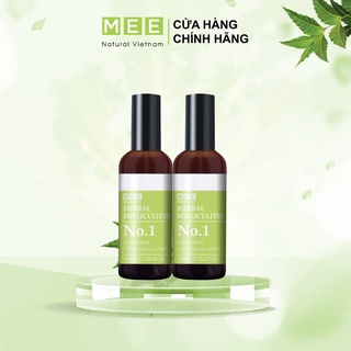 Bộ đôi xịt viêm nang lông MEE NATURAL 50ml - Thảo mộc viêm nang lông làm dịu kích ứng, mẩn đỏ Herbal Folliculitis