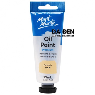 [DA ĐEN] Màu Sơn Dầu Mont Marte Tube 75ml - Porcelain