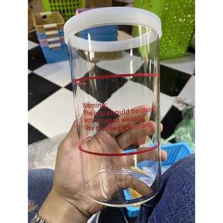 Cốc Bình Thuỷ Tinh Máy Xông 1 Cần