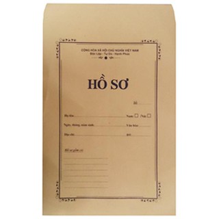 Bìa hồ sơ xin việc cam F4 100 gsm
