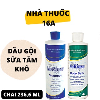 <DẦU GỘI &amp; SỮA TẮM KHÔ KHÔNG DÙNG NƯỚC> NO RINSE SHAMPOO &amp; BODY WASH 236,6ML - CHO PHỤ NỮ MỚI SINH, NGƯỜI SAU PHẪU THUẬT