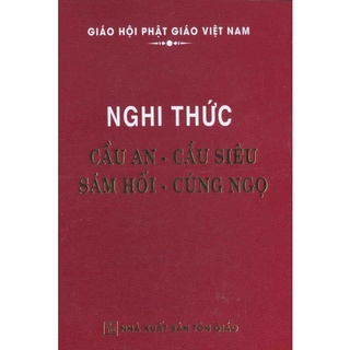 Sách - Nghi thức cầu an , cầu siêu , sám hối , cúng ngọ
