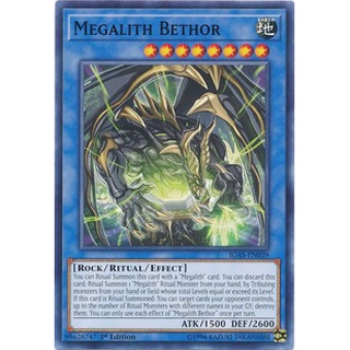 Thẻ bài Yugioh - TCG - Megalith Bethor / IGAS-EN039'