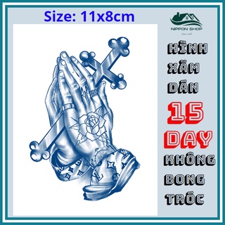 Hình Xăm Dán 15 Ngày Không Phai 11 x 18 cm Mẫu 422