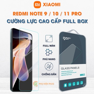 Cường lực Xiaomi Redmi Note 9 Pro / Note 11 / Redmi Note 10 / Redmi Note 10 Pro / 11 Pro full màn hình chính hãng Gor