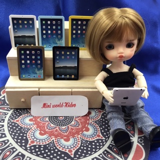 iPad mini tí hon mô hình dùng trang trí nhà búp bê tỉ lệ 1/6, 1/8