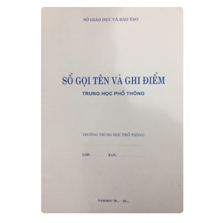 Sổ gọi tên và ghi điểm trung học phổ thông