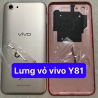 Lưng vỏ vivo Y81 gồm lưng viền,phím bấn , kính cam