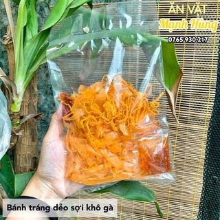 Bánh tráng dẻo sợi khô gà cay Mạnh Hùng