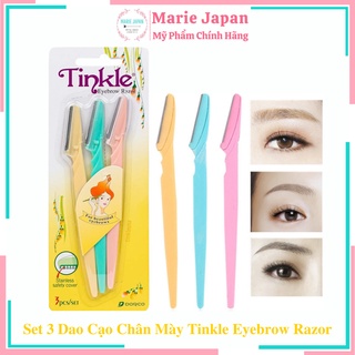 Set 3 Dao Cạo Chân Mày Tinkle Eyebrow Razor