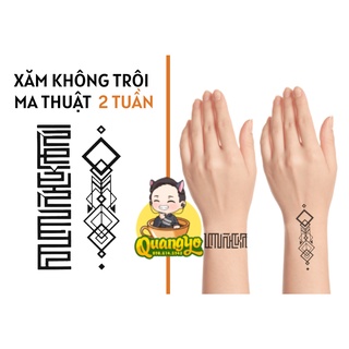 [TIKTOK TATTOO] Hình xăm tạm thời Y HỆT xăm thật trong 15 ngày, 100% chống nước, Hình xăm ma thuật, Xăm giống Inkaholic