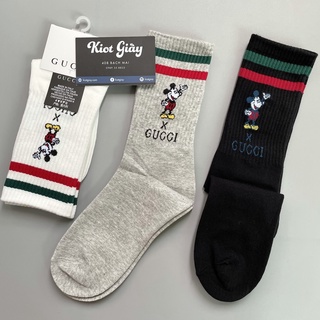 Tất vớ Gucci x Mickey cao cổ nam nữ