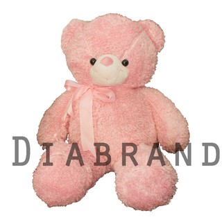 [CHUYÊN SỈ GIÁ SỐC]  Gấu bông Teddy lông chỉ màu hồng hàng VNXK khổ vải 1M (cao 80cm)-TEDDYCH08 [ DIABRAND ]