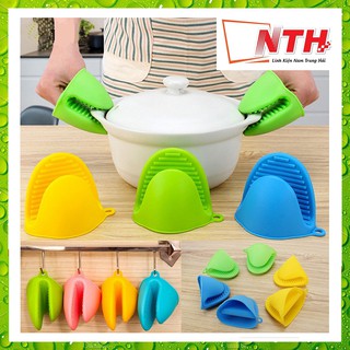 Combo 2 kẹp nồi chống nóng silicone