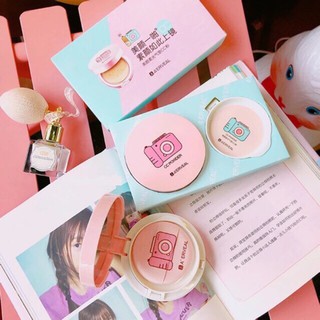 (1+1) Full Set Phấn Nước Nền A'ERVEAL CC Powder Tặng Kèm Lõi Thay Dễ Thương MXx