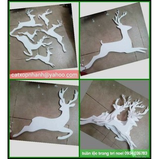 Mô hình xốp tuần lộc trang trí Noel