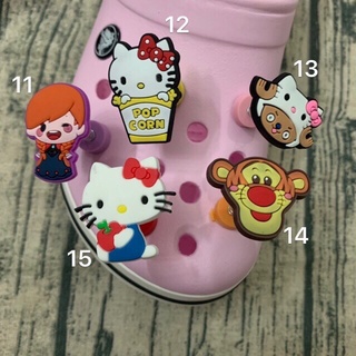 Set 5 stick jjibitz lò xo gắn dép và balo