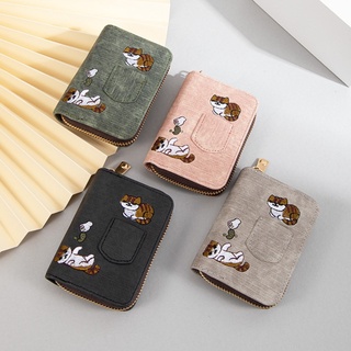 Ví nữ nhỏ gọn cầm tay đựng thẻ bỏ túi mini da cao cấp đựng tiện ích cute 7K STORE V09
