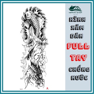 Hình Xăm Dán Kín Tay, Nửa Lưng TQB-91