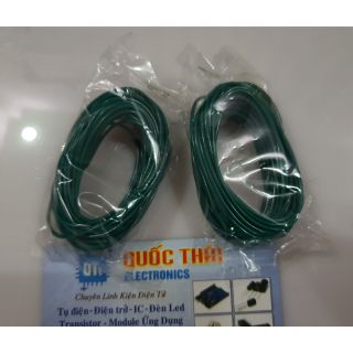 Combo 2 cuộn dây điện 263 (10m) màu xanh lá