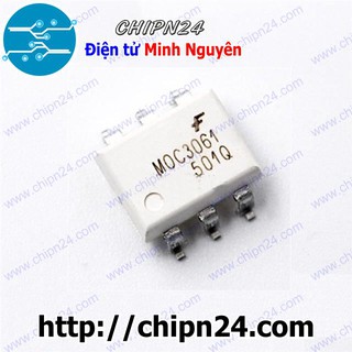 [1 CON] Opto MOC3061 SOP-6 Trắng (SMD Dán)
