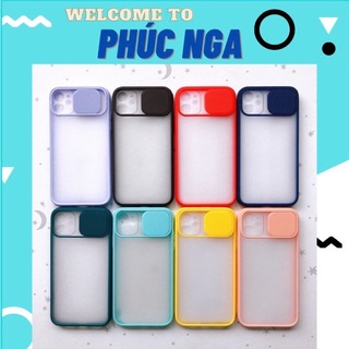 Ốp chống bẩn nắp trượt bảo vệ camera iphone 7 plus/8 plus/X/Xs/Xs Max/11/11 pro/11 pro Max/12/12 pro max