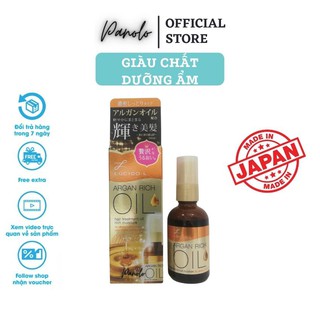 Tinh Dầu Dưỡng Tóc Argan Oil Lucido-L Rich Moisture 60ml, Giàu Chất Dưỡng Ẩm