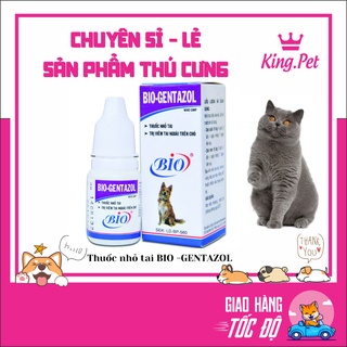 Nước Nhỏ Tai Cho Chó - Trị Viêm Tai - Bio-Gentazol 10ml