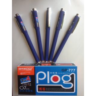 Combo 5 bút ký GP777 mực xanh ngòi 0.7mm