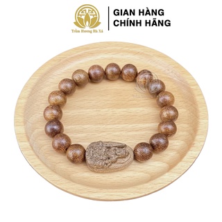 [Mã BMBAU50 giảm 7% đơn 99K] Vòng tay nam nữ mặt phật bản mệnh phong thủy trầm hương HÀ XÁ may mắn và bình an