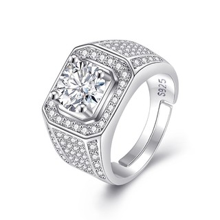 Nhẫn thời trang nam bạc ý S925 cực sáng - N60