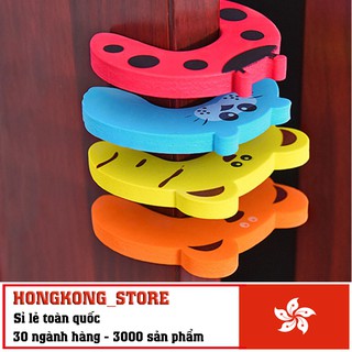 Miếng chặn cửa hình động vật độc đáo - Miếng chặn cửa chống kẹp tay an toàn cho trẻ nhỏ