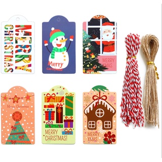 Set 50 thiệp trang trí noel trang trí giáng sinh mẫu T01