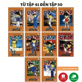 Sách Thám tử lừng danh Conan - Truyện tranh trinh thám (Tập 41-50)