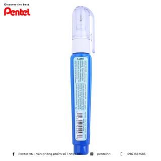 Bút Xóa Đầu Nhỏ Thân Trụ Cao Cấp Pentel ZL112 | Thiết Kế Độc Đáo, Lạ Mắt  | An Toàn Cho Người Dùng