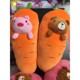 Gối ôm trái cà rốt dài 65cm siêu yêu siêu mũm mĩm