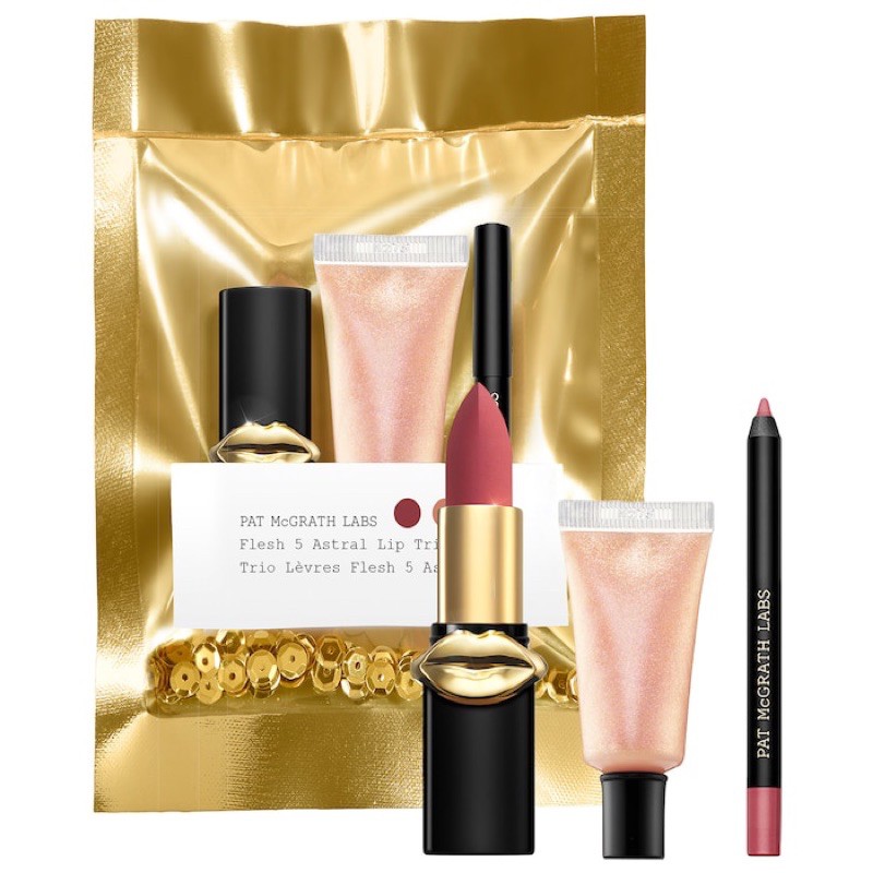 Set 3 món PAT McGRATH 𝙇𝘼𝘽𝙎 𝙁𝙡𝙚𝙨𝙝 5 𝘼𝙨𝙩𝙧𝙖𝙡 𝙡𝙞𝙥 𝙩𝙧𝙞𝙤 minisize