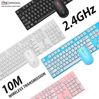 Bàn Phím Và Chuột Không Dây 8820 2.4G Dùng Cho Laptop, Máy Tính PC - BẢO HÀNH 6 THÁNG - PKSMART