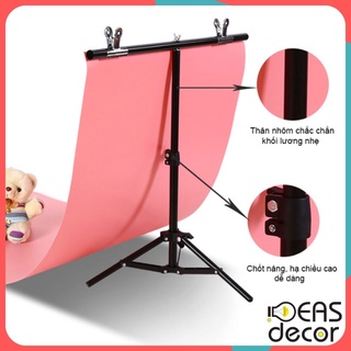 Khung treo phông nền chữ T - Thiết bị phòng studio, hỗ trợ dựng phông nền, đạo cụ trang trí - Ideas Decor