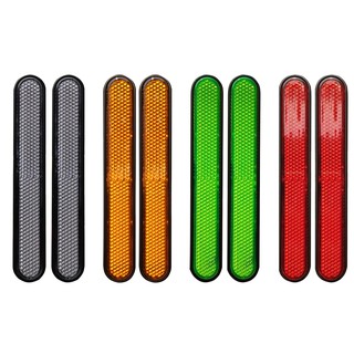 Bộ 2 Thanh Phản Quang dài 14cm dán phuộc xe máy (chọn màu)