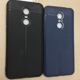 Ốp dẻo vân giả da Xiaomi Redmi 5 Plus cao cấp