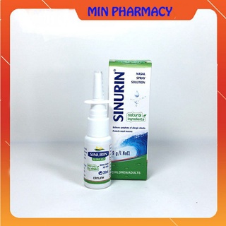 Xịt Mũi Dị Ứng Thời Tiết Sinurin Của Dược Cát Linh Từ Muối Biển