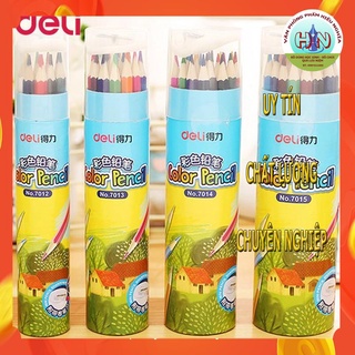 Bút chì màu Deli - Hộp 18 màu